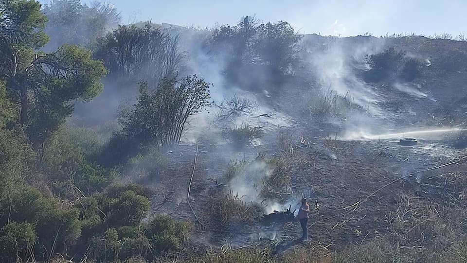 Πυρκαγιά σε οικία στα Νέα Παλάτια και χαμηλή βλάστηση στα Οινόφυτα