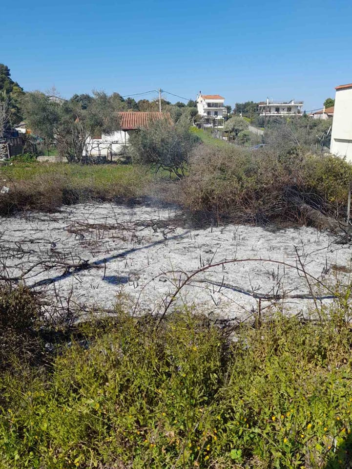 Πυρκαγιά στη Νέα Πολιτεία Ωρωπού