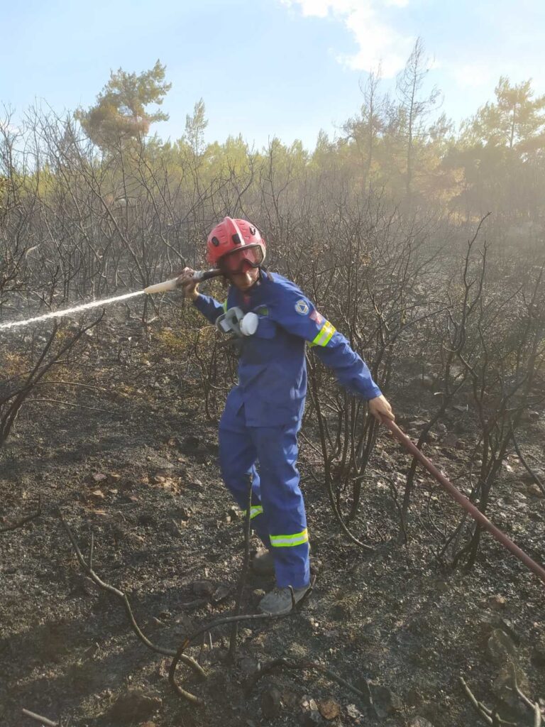 Πυρκαγιά σε οικία στο Δήλεσι και δασική στον Άγιο Γεώργιο Μαρκοπούλου