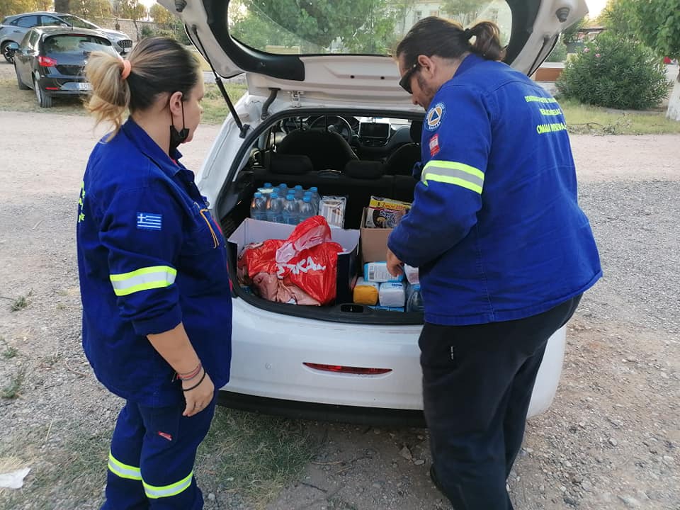 Είδη πρώτης ανάγκης για τους πληγέντες της Β. Εύβοιας