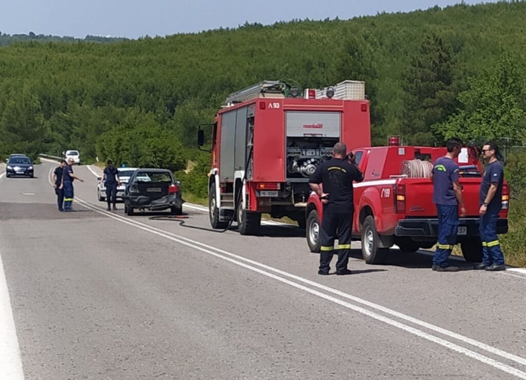 Τροχαίο ατύχημα στη Μαλακάσα