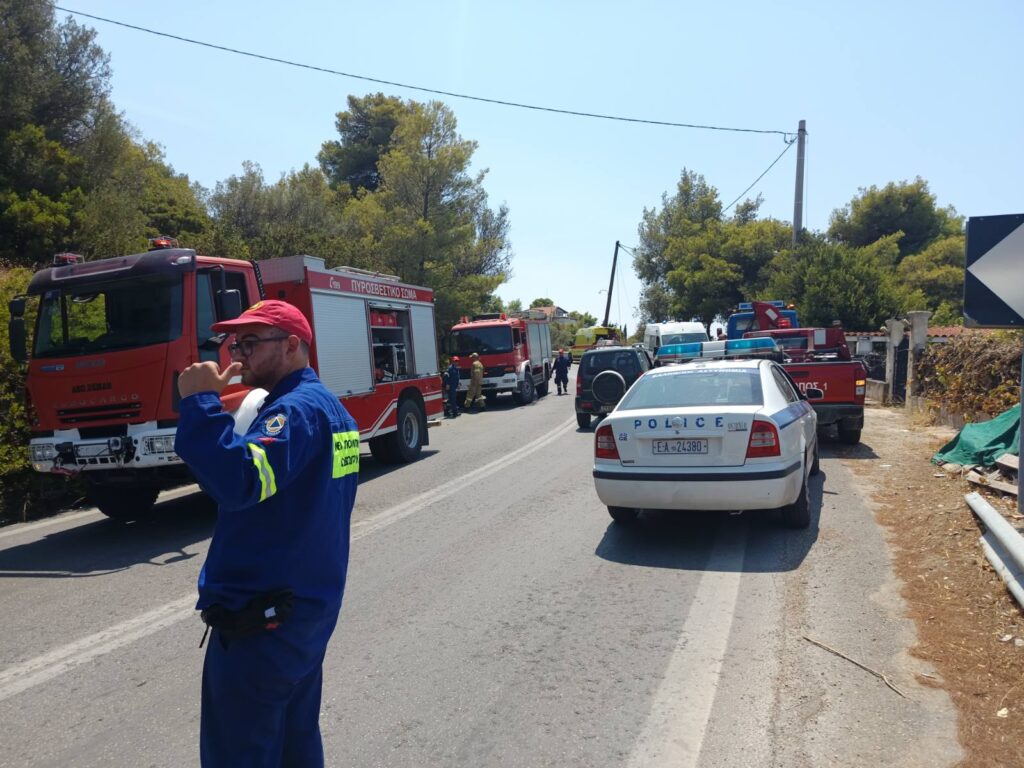 Τροχαίο Ατύχημα στο Μαρκόπουλο Ωρωπού