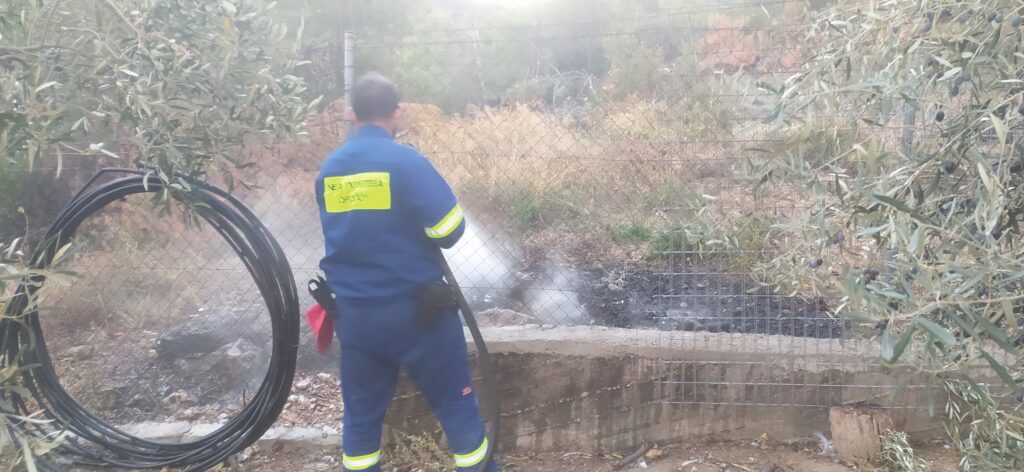 Πυρκαγιά Μαρκόπουλο Αττικής (Πλησίον Φαέθων) και Χωριό Ωρωπός